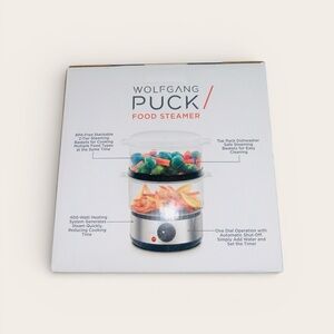 Wolfgang Puck Silver Food Steamer